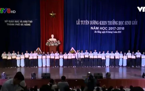 Đà Nẵng tuyên dương, khen thưởng học sinh giỏi năm học 2017-2018