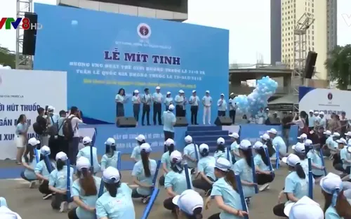 Đà Nẵng: Mít-tinh hưởng ứng Ngày thế giới không thuốc lá