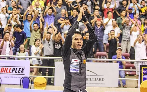 Giải Billiards carom 3 băng World Cup 2018: Trần Quyết Chiến lần đầu vô địch Biliards thế giới