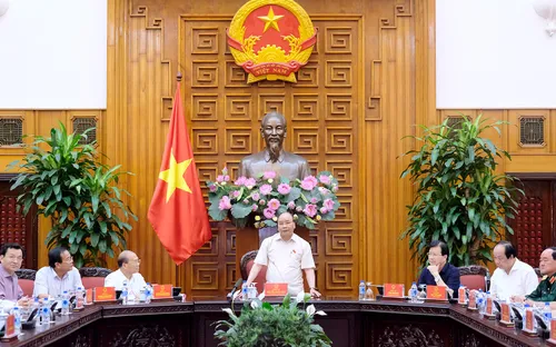 Thủ tướng Nguyễn Xuân Phúc làm việc với tỉnh Bình Thuận