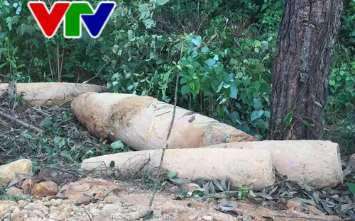 Quảng Trị: Phát hiện 4 quả bom còn sót lại sau chiến tranh