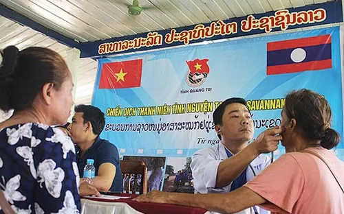 Tuổi trẻ hai tỉnh Quảng Trị - Savanakhet (Lào) thắt chặt tình đoàn kết, hữu nghị