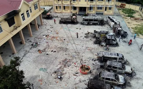 Bình Thuận khởi tố 8 người gây rối tại thị trấn Phan Rí Cửa