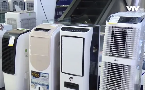 Nắng nóng, nhu cầu mua sắm các thiết bị làm mát tăng cao