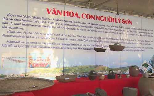 Khai mạc trưng bày chuyên đề "Lý Sơn - Di sản văn hóa biển đảo"