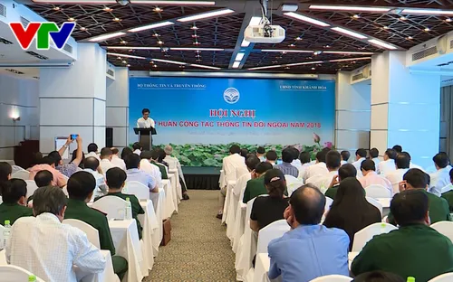 Tập huấn công tác thông tin đối ngoại năm 2018