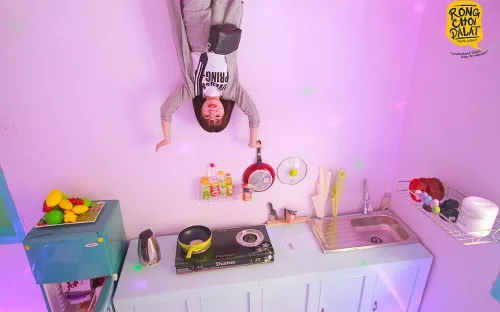 Sốt xình xịch với ngôi nhà lộn ngược ở Đà Lạt