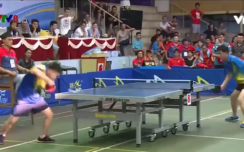 Sự lợi hại của vợt dọc tại Giải bóng bàn truyền thống tranh cúp VTV8