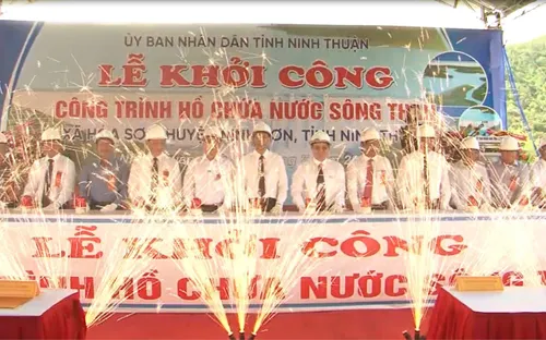 Ninh Thuận khởi công xây dựng hồ chứa nước sông Than