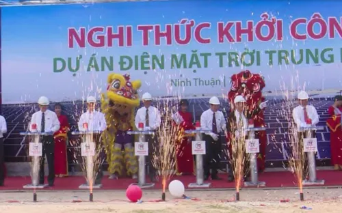 Khởi công dự án điện mặt trời lớn nhất Việt Nam