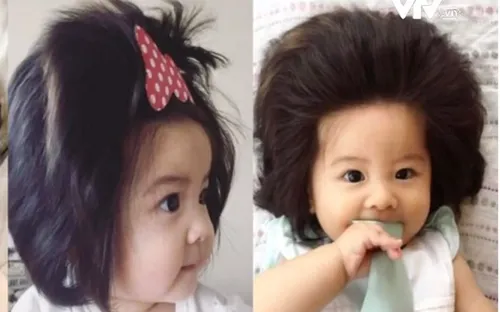 Cô bé tóc dày Nhật Bản gây "sốt" mạng xã hội