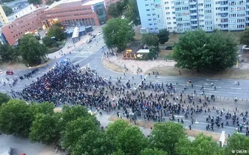 Biểu tình biến thành bạo động tại Đức