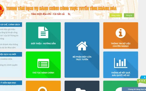 Khánh Hòa đưa vào sử dụng Trung tâm dịch vụ hành chính công trực tuyến