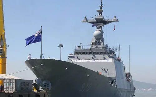 Hôm nay (11/9) tàu khu trục Hải quân Hàn Quốc đến Đà Nẵng.