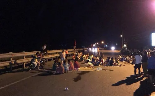 Quảng Ngãi: Khởi tố 9 đối tượng gây rối trật tự công cộng khiến QL1 bị ùn tắc nhiều giờ