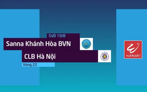 VIDEO Tổng hợp trận Sanna Khánh Hòa BVN 1-1 CLB Hà Nội (Vòng 22 Nuti Café V.League 2018)