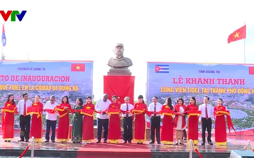 Khánh thành Công viên Fidel Castro tại Quảng Trị