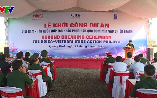 Quảng Bình: Khởi công dự án khắc phục hậu quả bom mìn sau chiến tranh