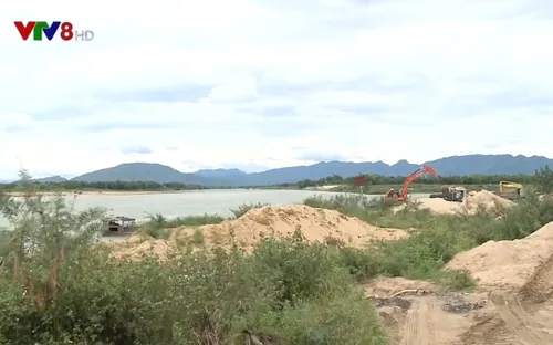 Quảng Nam siết chặt quản lý khai thác cát, sỏi trước mùa mưa bão