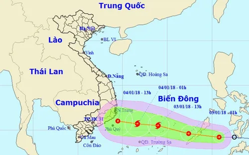 Các tỉnh, thành phố từ Đà Nẵng đến Kiên Giang chủ động ứng phó áp thấp nhiệt đới