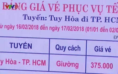 Phú Yên tăng cường kiểm tra bán vé xe Tết