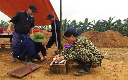 Quảng Trị phát hiện thêm nhiều hài cốt liệt sỹ cùng các di vật