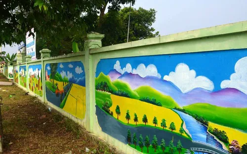 "Con đường bích họa" ghi dấu ấn của bạn trẻ xứ Nghệ