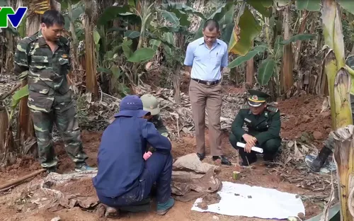 Phát hiện mộ liệt sỹ tại xã Thuận, Quảng Trị