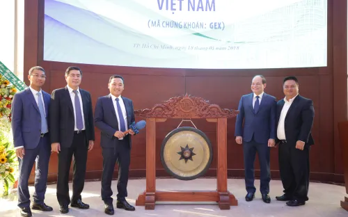 GELEX chính thức niêm yết trên HSX