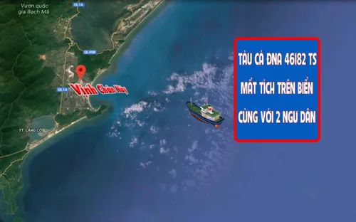 Đà Nẵng: Khẩn trương tìm kiếm tàu cá cùng 2 ngư dân mất tích trên biển