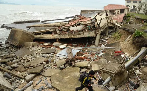 Quảng Nam xin Chính phủ 700 tỉ đồng chống xói lở biển Cửa Đại