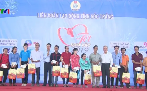 Sóc Trăng chăm lo Tết cho công nhân lao động nghèo