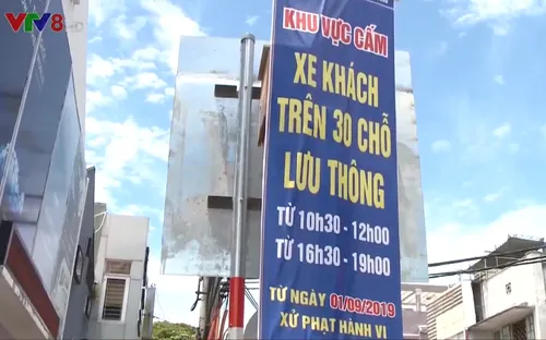 Đà Nẵng gia tăng vi phạm xe 30 chỗ vào thành phố giờ cấm