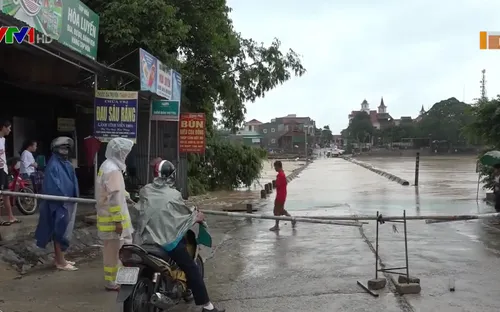 Ngập do mưa lớn tại miền Trung