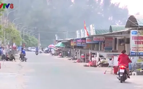 Kinh doanh trái phép trên tuyến đê biển Thiên Cầm