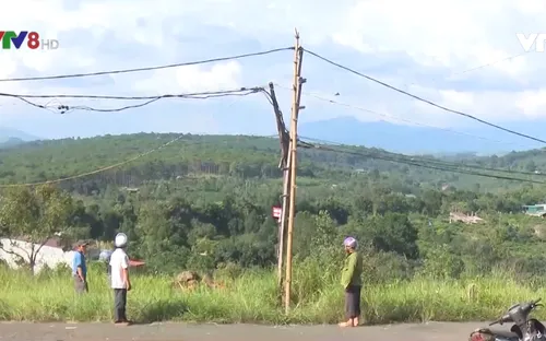 Người dân Đắk Nông sử dụng lưới điện tự kéo gây mất an toàn