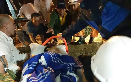 Cứu nạn thuyền viên Nghệ An bị tai nạn lao động trên khu vực biển Vịnh Bắc Bộ