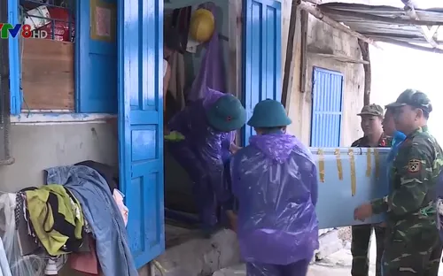 Bình Định: Giúp dân di dời tài sản trước bão