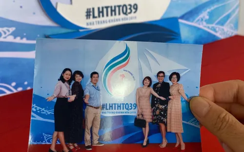 Chụp và in ảnh miễn phí khi check-in tại LHTHTQ lần thứ 39