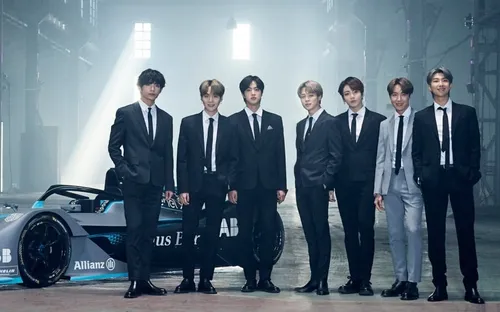 BTS được chọn làm gương mặt đại diện cho Formula E Racing Championship