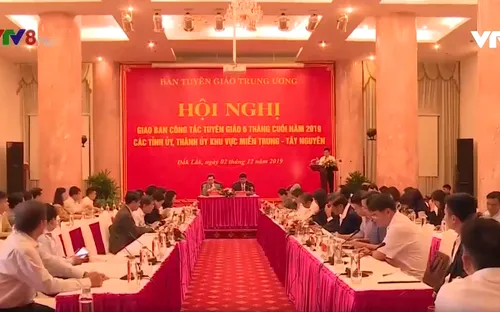 Hội nghị Ban Tuyên giáo các tỉnh, thành Miền Trung - Tây Nguyên