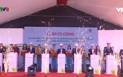 Khởi công dự án khu công nghiệp Nam Peiku, tỉnh Gia Lai