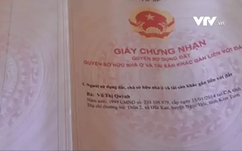 Kon Tum: Hàng loạt người dính bẫy sổ đỏ "dỏm"