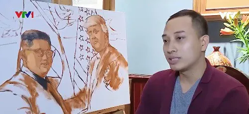 Họa sĩ và những bức tranh mang thông điệp hòa bình