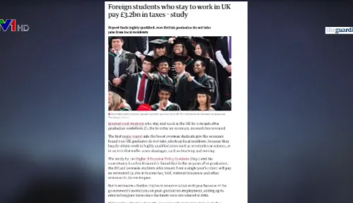 Anh nới visa nhằm tăng sinh viên du học quốc tế