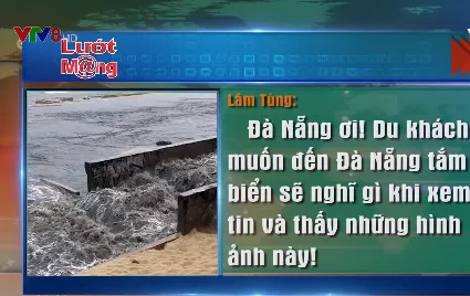 Dư luận bức xúc trước tình trạng nước thải lại tràn ra biển Đà Nẵng sau trận mưa lớn