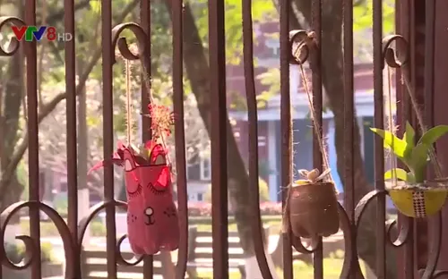 Độc đáo ý tưởng biến rác thải thành sản phẩm trang trí