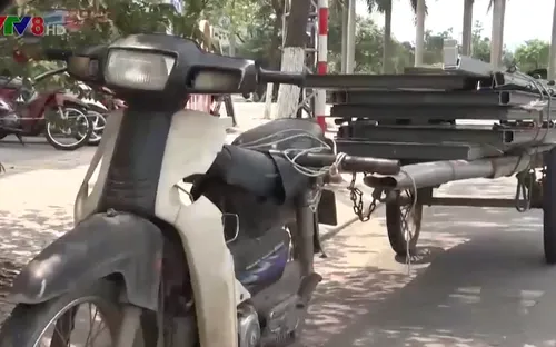 Đà Nẵng xiết chặt xử lý xe lôi kéo vận chuyển hàng hóa sai quy định