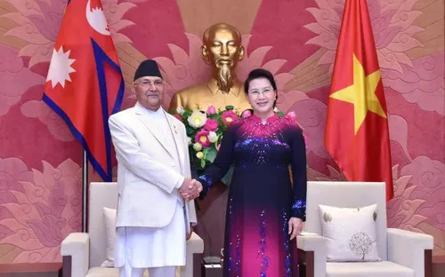 Chủ tịch Quốc hội hội kiến Thủ tướng Nepal