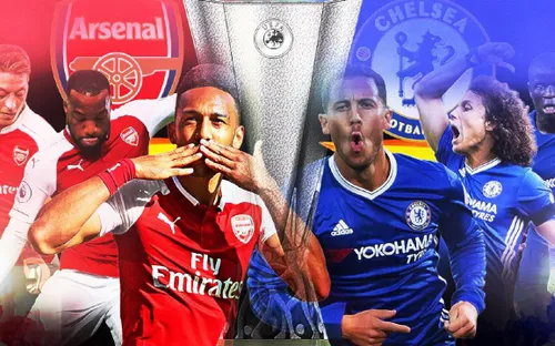 Lịch trực tiếp chung kết Europa League: Chelsea và Arsenal tranh vương